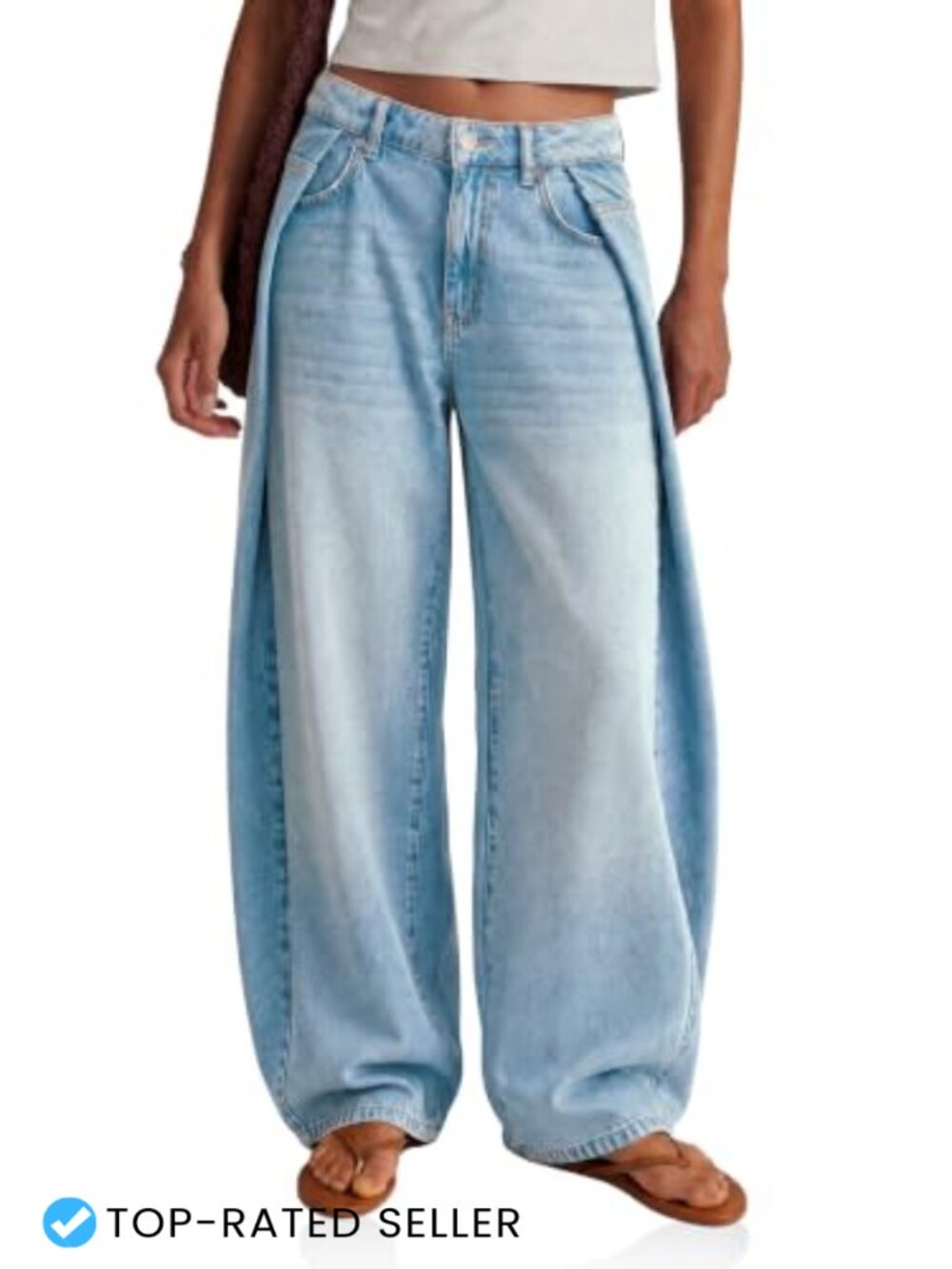 Baggy Pleated Jeans Women High Waisted Wide Leg Y2K Loose Fit Boyfriend Denim